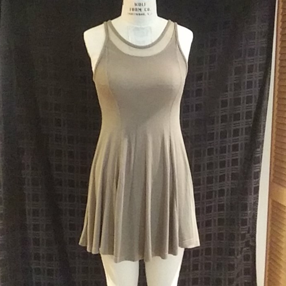 Women's short olive dress